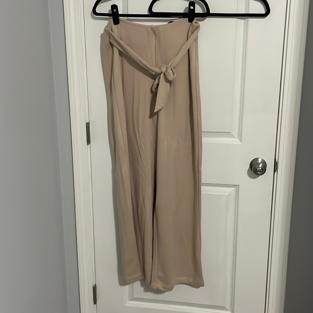 Zara knitted flowy pants